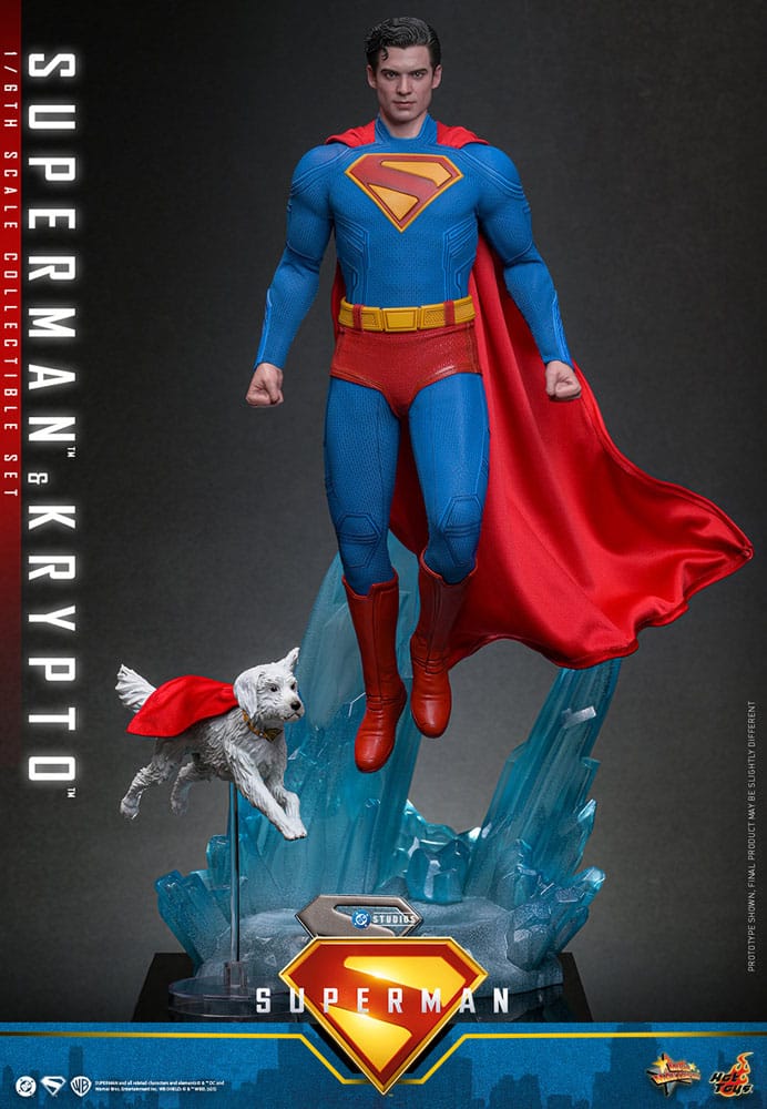 Superman (2025) Movie Masterpiece Action Figure 1/6 Superman & Krypto 33 cm